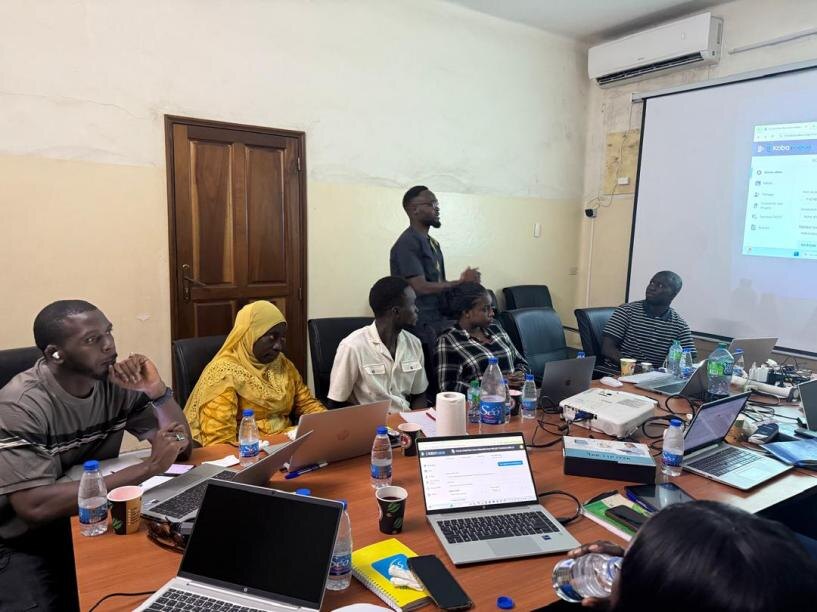 Session de formation aux techniques de collecte de données